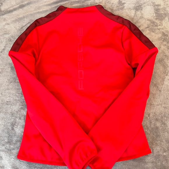 Porsche Motorsport Women's Softshell Red Jacket with black mesh - Picture 8 of 12